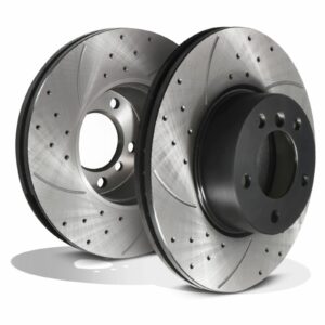 Front Drilled Grooved 312mm Brake Discs - BMW 3 Series F30 F31 320I 325I 12-18