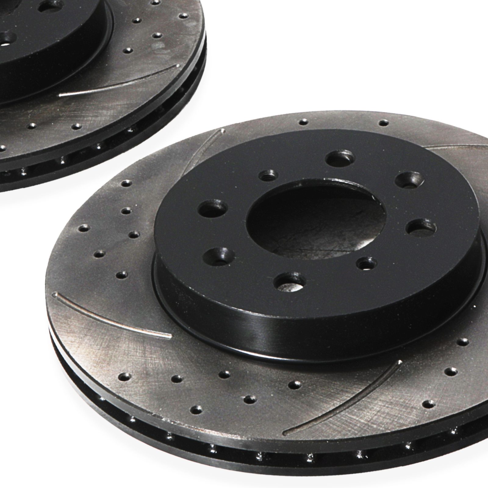 MTEC Brakes Drilled & Grooved Discs – Front & Rear For Honda Civic 2005-2012 (1.4, 1.8, 2.2)