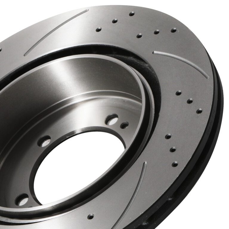 Rear Grooved Drilled 300mm Brake Discs - Mitsubishi Evo VI VII VIII Ix ...