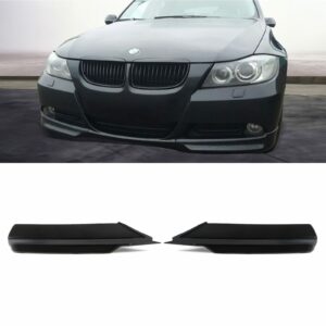 M Performance Style Gloss Black Front Splitter - BMW 3 Series E90 E91 05-08
