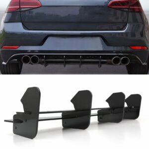 Gloss Black TCR Style Rear Blade Diffuser - VW Golf R MK7.5 17-20