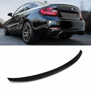 Gloss Black Rear Boot Lip Spoiler - BMW 2 Series Coupe F22 14-21