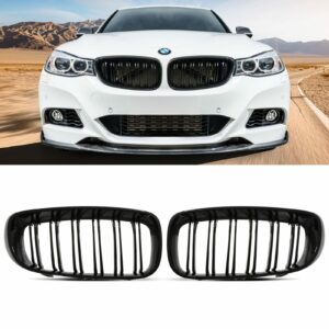 Gloss Black Double Slat Kidney Grille - BMW 3 Series F34 Gran Turismo 13-20