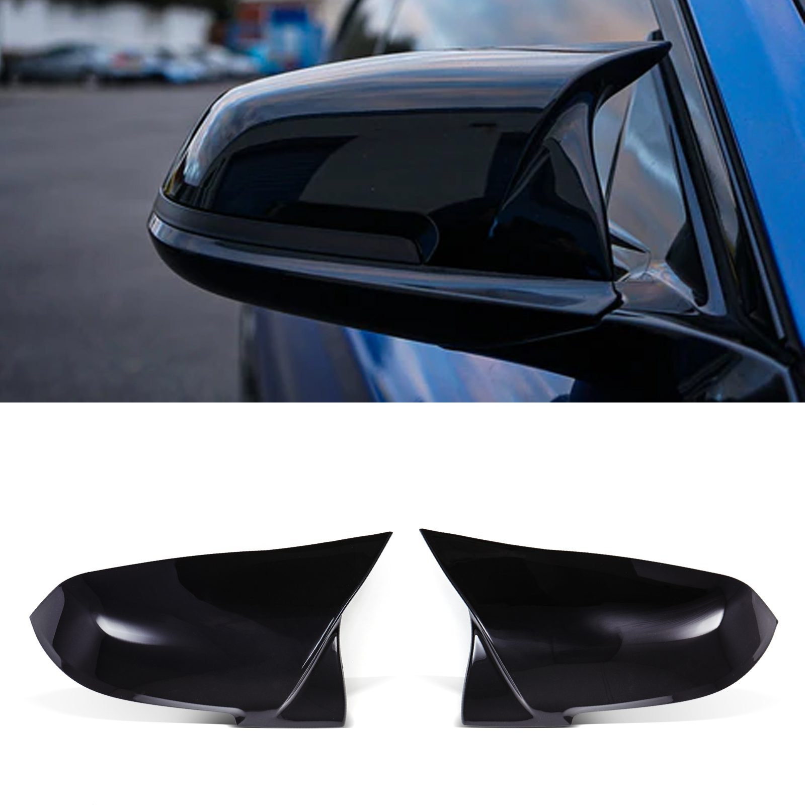M Style Mirror Covers Gloss – BMW 4 Series F32 F33 F36 13 19 &ndash