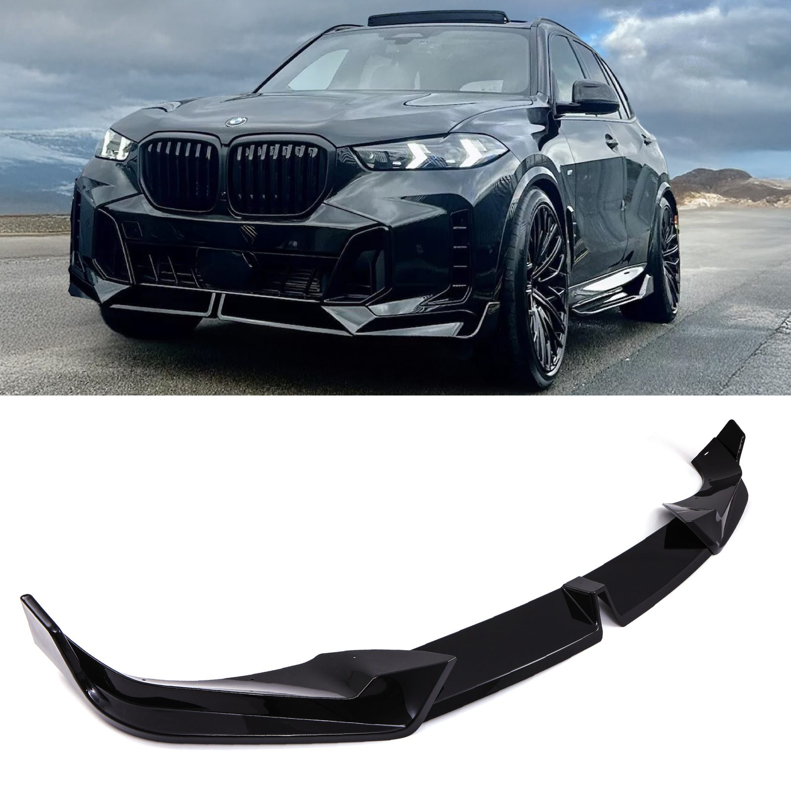 Front Splitter Lip Gloss – BMW X5 G05 LCI 2023+ &ndash