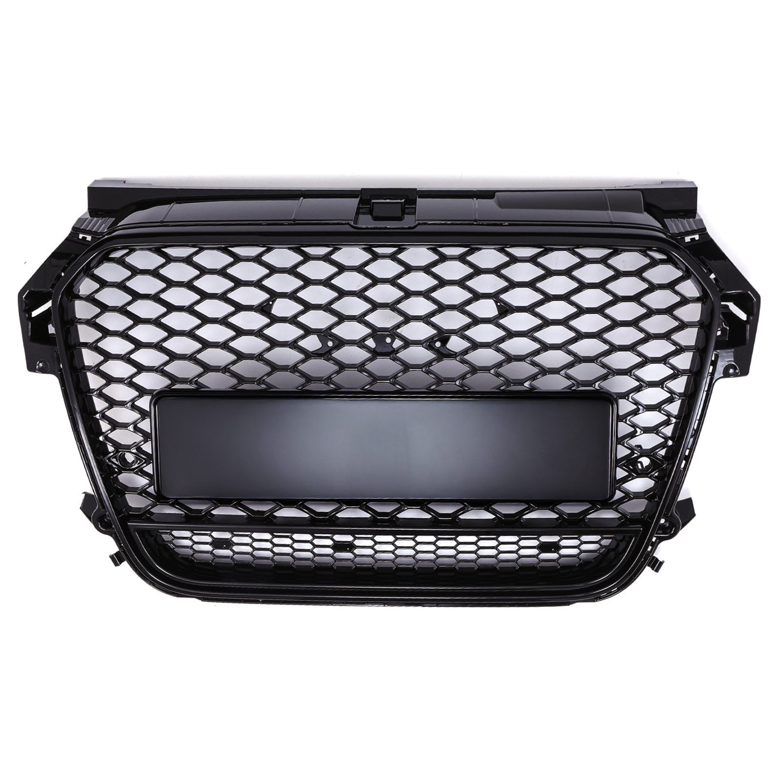 Grille De Course En Aluminium Noir - 100 X 33 Cm - Pour Tuning Auto, Protection Et Style Sportif