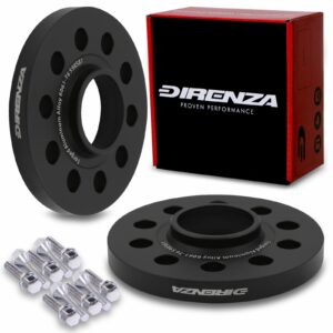 Direnza 15mm Wheel Spacers - Pair - Alfa Romeo 147 / 156 / GT / 4C | 5×98 M12×1.25 58.1mm