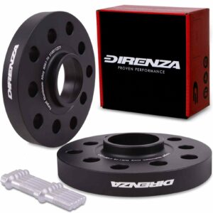 Direnza 20mm Wheel Spacers - Pair - VW Golf GTI GTD R | Audi A3 A4 | Seat FR | Skoda VRS | 5×112 / 5×100 M14×1.5 57.1mm