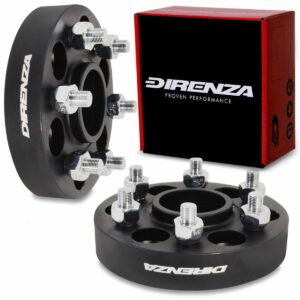 Direnza 30mm Wheel Spacers - Pair - Nissan Navara D40 / Pathfinder R51 04-14 | 6×114.3 M12×1.25 66mm