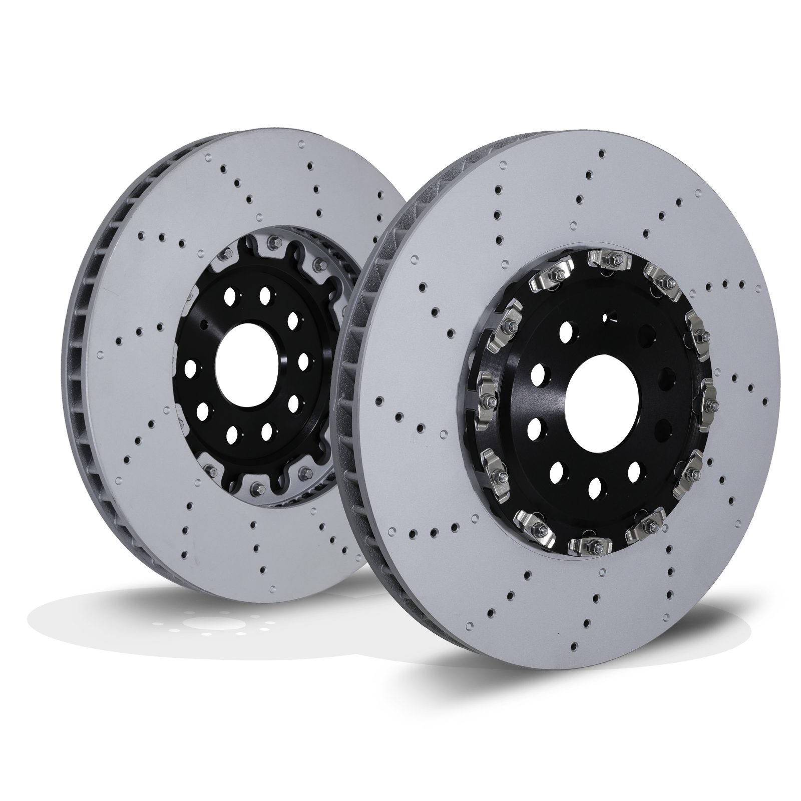 Floating Front Drilled and Ventilated 357mm Brake Disks – VW Volkswagen MK8 R 2020+